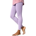 thumbnail image 4 of Ashyfjp Womens Leggings Casual Solid Color Ribbed Knit High Waist Slim Fit Full Length Stretch Pants for Versatile Daily Wear, Size (S-XXL), 4 of 7