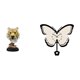 thumbnail image 1 of Escultura de cabeza de tigre, escultura de mesa, estatua moderna, figura de cabeza de animal, reloj de pared de resina acrílica, ideal para sala de es, 1 of 8