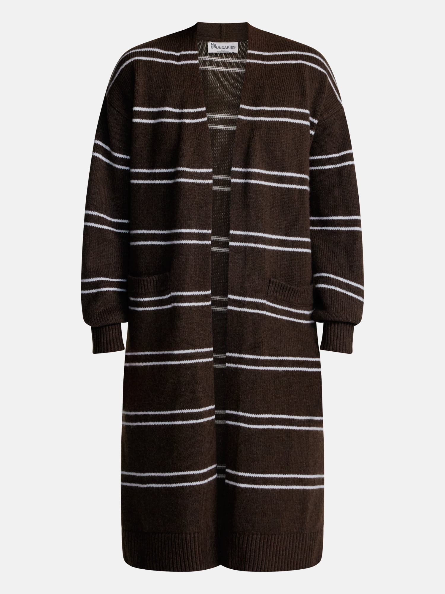 No Boundaries Open Front Duster Cardigan, Midweight, Women's and Women’s Plus XXS-4X