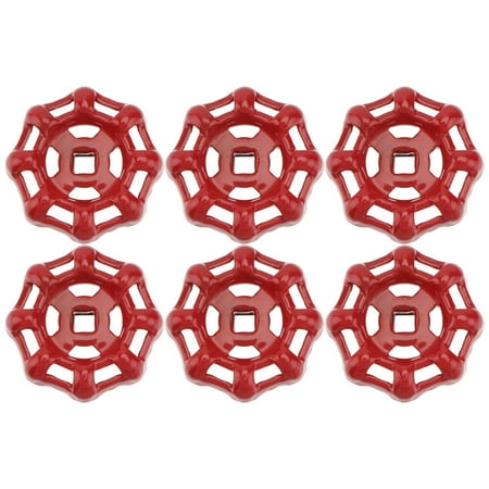 

6pcs Cast Iron Handle Ball Hand Wheel Shutoff Handles for Water Pipe Tube