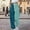 Light blue, variant on snowsong Women's Pants Lounge Pants Women Fashion Women's Loose Breathable Color Blocking Gradient Casual Pants Side Pockets Leg Opening Dra Workout Pants Women Green L