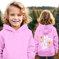 thumbnail image 2 of Generic Toddler Baby Girls Boys Fall Letter Flower Print Hoodie Casual Thin Sweatshirt Autumn Winter Clothes for Home Outdoor Indoor（3-4 Years Pink）, 2 of 4