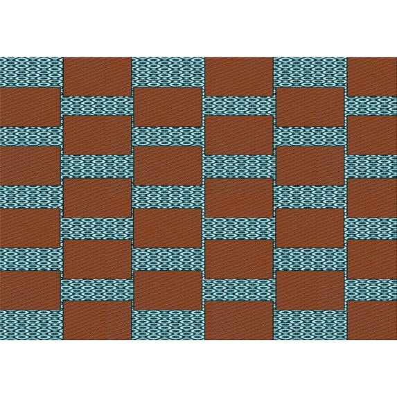 Ahgly Company Indoor Rectangle Patterned Battleship Gray Area Rugs, 3' x 5'