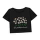 thumbnail image 5 of Camiseta casual de verano con cuello redondo para mujer, para oficina, playa, trabajo, vacaciones, viajes L, 5 of 7