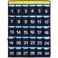 thumbnail image 1 of Numbered Pocket Chart Over Door Hanging Classroom Organizer for Cell Phones Calculators Holders BlueClassroom Pocket Chart Numbered, Cell Phones Holder Door Hanging Organizer, 1 of 5
