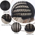 thumbnail image 3 of Seitruly Peluca de mujer, pelo corto y liso, fiesta, vacaciones, Club, vestido elegante, decoración de Cosplay, regalos de disfraces para mujeres y Cuidado del cabello Azul oscuro Seitruly CE014354-04, 3 of 6