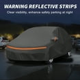 thumbnail image 4 of Unique Bargains Car Cover for Mercedes-Benz B-Klasse 2011-2022 PEVA Outdoor Full Car Cover All Weather Waterproof Windproof Sun Rain Snow Protection with Passenger Door Zipper Black, 4 of 6