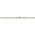 thumbnail image 4 of Real 14kt Yellow Gold 1.4mm Singapore Chain; 18 inch; for Adults and Teens; for Women and Men, 4 of 5