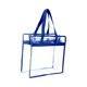 thumbnail image 5 of Bolsa de maquillaje transparente para deportes, playa, viajes de negocios y desplazamientos. Azul, 5 of 9