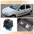 thumbnail image 2 of Interruptor de ventana eléctrica del lado del conductor delantero izquierdo para Renault Clio II 98-06 No. 8200107772, 2 of 7
