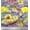 Coin Gray, variant on Soimoi Cotton Duck Fabric Leaves & Sunflower Watercolor Printed Fabric 1 Yard 42 Inch Wide