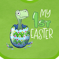 thumbnail image 4 of Inktastic My 1st Easter Dinosaur Hatching Easter Egg Boys or Girls Baby Bib, 4 of 4