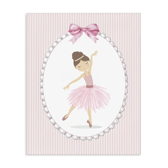 Stupell Industries Cottage Delicate Dance on Stripes Canvas Art, 16 x 20, by Christine Simpson Art