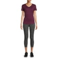 thumbnail image 2 of Avia Women's Transition V-Neck Short Sleeve T-Shirt Top, 2 of 5
