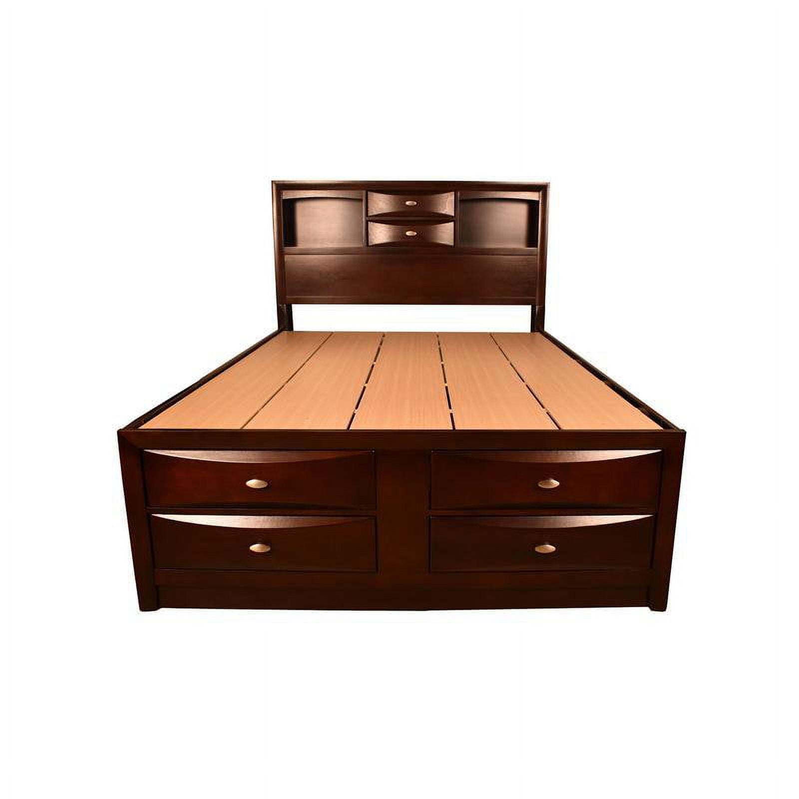 Buy solid sheesham wood bed online with storage in platform design -  Furniture Online: Buy Wooden Furniture for Every Home