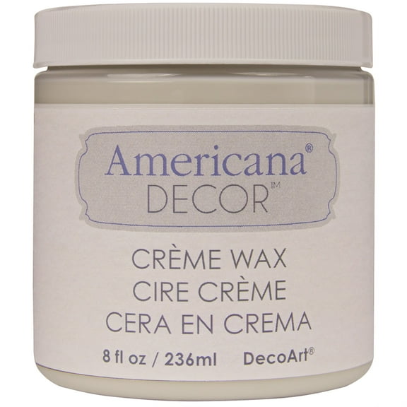 Decoart Americana Decor Creme Wax 8oz Clear