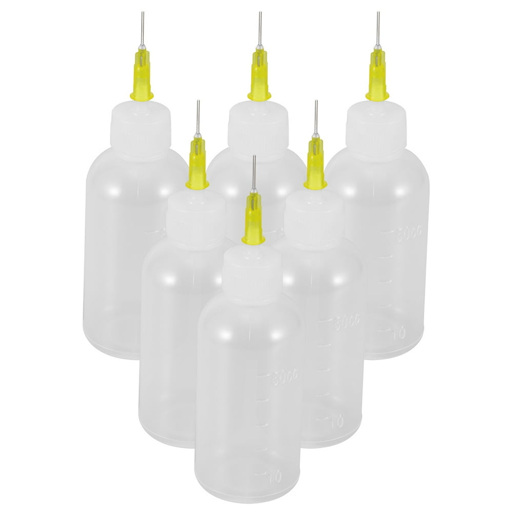 OUNONA 6pcs Multi Purpose Precision Needle Tip Applicator Squeeze