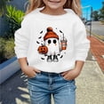 thumbnail image 2 of LUOGENLI Hoodies for Girls 10-12 Children Fashion Cute Printed Crew Neck Hoodless Long Sleeve Sweatshirt Tween Girls Sweatshirts Girls Hoodies White 3-4 Years, 2 of 4