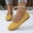 Yellow, variant on Daolelai Women's Stylish Leather Solid Color Wedge Heel Casual Shoes Elegant and Comfortable Shoes