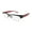 black / striped red, variant on NEW HARRY LARY'S IDOLY MENS/WOMENS DESIGNER HALF-RIM BLACK / PINK EXCLUSIVE AFFORDABLE SLEEK FRAME DEMO LENSES 52-17-0 SPRING HINGES EYEGLASSES/EYEGLASS FRAME