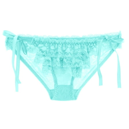 

Women S Lace Panty Light Blue Seamless Briefs 1-Pack