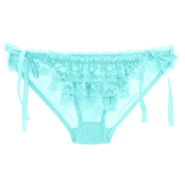 Braguitas de encaje de cintura baja para mujer - Ropa interior lisa con silueta ajustada - Mezcla de poliéster, talla única, comodidad para todas las ocasiones