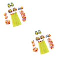 thumbnail image 2 of sweethay Conjunto de accesorios de de hierba hawaiana, faldas largas, vestido de baile, exquisito disfraz de moda para mujer, Kit de accesorios, Type5 NO5, 2 of 6