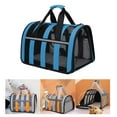 thumbnail image 1 of Portable Dog Carry Bags Sling Carrier for Sightseeing Traveling Pets Carrier Blue, 1 of 8