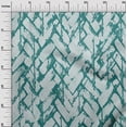thumbnail image 3 of oneOone Silk Tabby Dark Teal Green Fabric Brush Stroke Sewing Craft Projects Fabric Prints By Yard 42 Inch Wide, 3 of 4