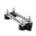 thumbnail image 2 of Yeacher Dual Row Bus Bar Electrical Terminal Junction Box 150A 4 Studs, 2 of 8