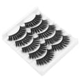 thumbnail image 5 of Pestañas postizas gruesas, 5 pares de maquillaje de escenario, pestañas postizas largas, maquillaje, pestañas postizas, calidad superior, 5 of 5