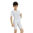 thumbnail image 7 of LANBAOSI 2 Pack Boys Athletic Cool Dry Compression Short Sleeve T Shirts Size 7, 7 of 7