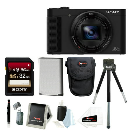 Sony DSC-HX80 High-zoom Point and Shoot Camera with Sony 32GB Memory Card & Focus Memory
