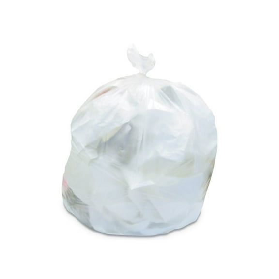 Linear Low-Density Can Liners 60 gal, 2 mil, 38" x 58", Clear, 100/Carton