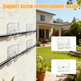 thumbnail image 6 of AGCAN 24 PCS String Lights Clips, Adhesive Heavy Duty Christmas Light Clips, Clear Hooks for Hanging Rope Lights, Waterproof Wall Wire Clips for Xmas Porch Patio Decor, 6 of 9