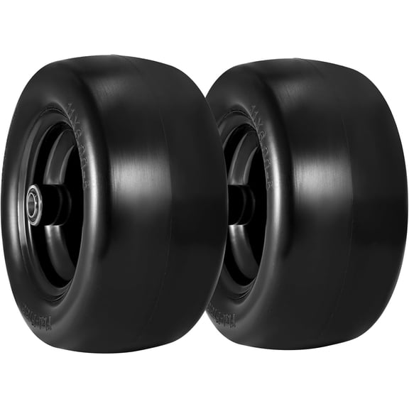 11x6.00-5" Lawn Mower Tire and Wheel with 400lbs Load Capacity - 2 PCS for Residential & Commercial Zero Turn Mowers