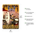 thumbnail image 2 of February Fiestas in Havana - January 30 to February 28 1937 - Dance Music Historical Pageants - Vintage Travel Poster by Mario Carreño c.1937 - 8 x 12 inch Vintage Metal Tin Sign, 2 of 4