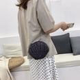 thumbnail image 5 of Sparkling Shell Clutch Evening Bag, Clutch Purse with Detachable Chain, Clutches Bag Handbag for Banquets Party (Black), 5 of 8