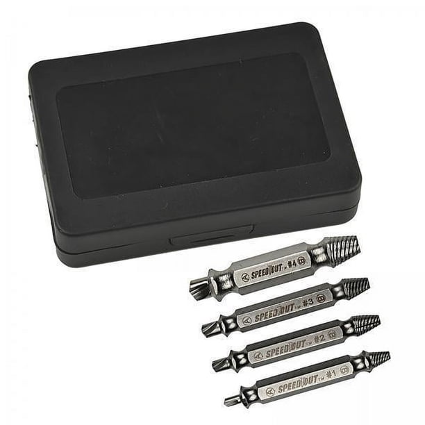 3x Extractor de Tornillos de Salida Rápida de Brocas Kit Extractor de Tornillos de Fácil Extracción Extractores de Pernos Herramientas de - 3103 4 Pi 3 piezas
