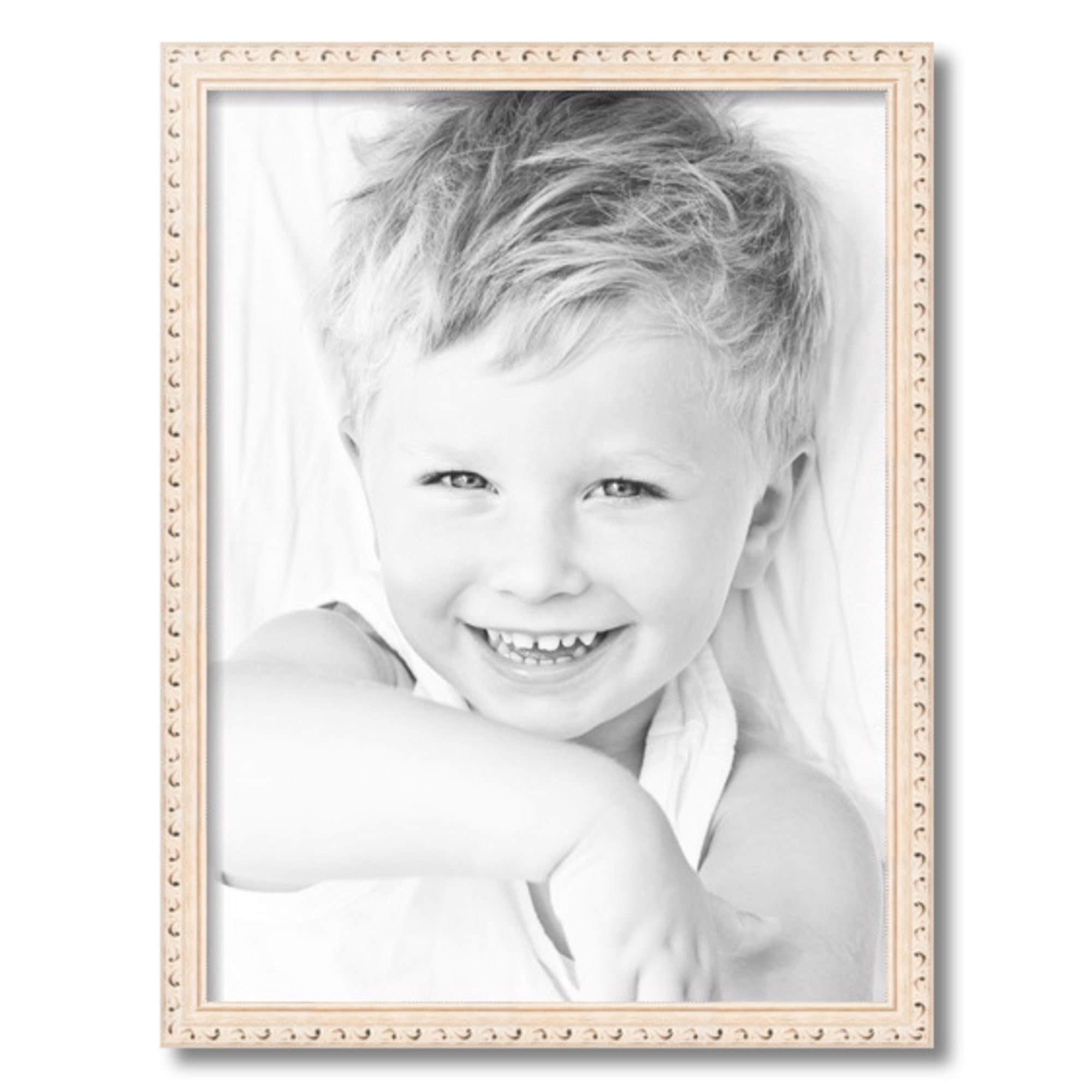 ArtToFrames 18" x 24" White Wash Picture Frame, 18x24 inch White Wood Poster Frame (WOM-4906), 1 Pack