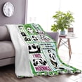 thumbnail image 2 of Yibo Panda Gifts Blanket Flannel Soft and Comfortable Anti-static Bed Sofa Blanket, 2 of 5