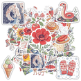 thumbnail image 1 of Cute Nature Stickers Animal Decals Food Decorative for Laptops Notebooks Suitcases, 1 of 5