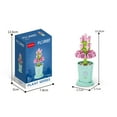 thumbnail image 1 of Amyove Creative Flower Building Blocks Simulation Bouquet Potted Building Bricks Toys For Home Decoration, 1 of 9
