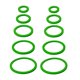 thumbnail image 4 of 10 piezas de anillos flotantes para plantas de acuario, anillos flotantes para plantas de pecera, anillos redondos de EVA Verde, 4 of 9
