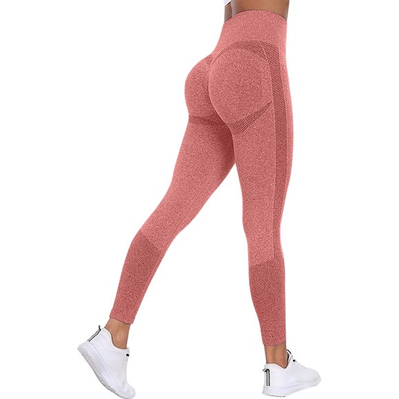 iHPH7 Women's Leggings Running Leggings for Women's Activewear High Waisted Leggings for Women Yoga Pants Women Yoga Leggings for Women Leggings for Women Tummy Control Pink M