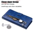 thumbnail image 2 of Estuche de Cuero PU con Cierre para Samsung Galaxy M34 5G , Funda Protectora con Billetera y Correa, 2 of 6