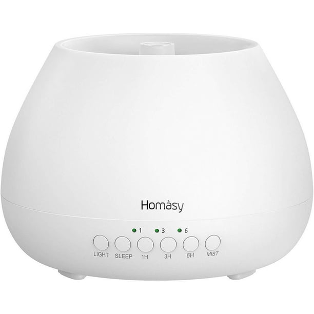 Homasy Essential Oil Diffuser, 500ml Aroma Diffuser Humidifier for