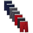 thumbnail image 2 of Fruit of the Loom Men's Boxer Brief (Pack of 7), Assorted - Blues, Grays, Reds, Large, 2 of 2