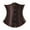Brown, variant on Corset Top for Women Pirate Corsets Shapewear Steampunk Corset Overbust(Brown,S)