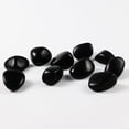 thumbnail image 3 of Nvzi Obsidiana negra natural, piedras negras a granel, cristales, piedras pulidas y pulidas para decoración, wicca, reiki, chakras y energía, suministros de brujería (10 unidades), 3 of 5